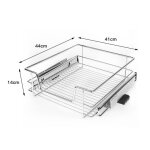 Yis tiroir panier de rangement tlescopique tiroir darmoire 45 cm tiroir  corbeille  coulisse complte ...