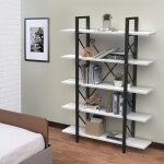 Yitahome bibliothque  5 niveaux tagre de rangement  affichage ouvert moderne pour salon chambre ...