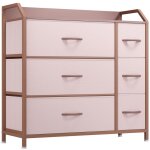Yitahome commode chambre - 6 tiroirs en tissu - meuble de rangement - 80 x 29 x 79 cm (l x l x h) - rose ... Yitahome commode chambre - 6 tiroirs en tissu - meuble de rangement - 80 x 29 x 79 cm (l x l x h) - rose ...