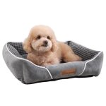 Yitahome panier - petit chien - gris - dehoussable - orthopédique - lit chien - matelas lavable - 51x48cm ... Yitahome panier - petit chien - gris - dehoussable - orthopédique - lit chien - matelas lavable - 51x48cm ...