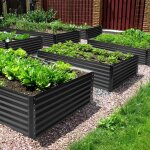 Yitahome potager de jardin exterieur - 240x120x60cm - en métal - sac pour les légumes - sac à fleur et ... Yitahome potager de jardin exterieur - 240x120x60cm - en métal - sac pour les légumes - sac à fleur et ...