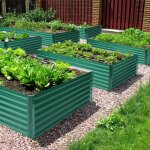 Yitahome potager de jardin exterieur - 240x120x60cm - en métal - sac pour les légumes - sac à fleur et ... Yitahome potager de jardin exterieur - 240x120x60cm - en métal - sac pour les légumes - sac à fleur et ...