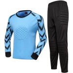 Yizyif unisexe enfant ensemble tenue football maillot de gardien de but foot training suit 7 - 12 ans ...