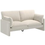 Yodolla canap 2 - 3 places cuir synthtique rsistant - simple scandinavele salon la chambre  coucher ...