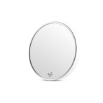 Yoghi - mini m - miroir grossissant 10x � ventouses - m�tal chrom� - diam�tre 15 cm - fixation murale ...