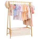 Yorbay porte - manteau en bambou pour enfants avec boîtes de rangement portant à vêtements pliable 86x36x106cm ... Yorbay porte - manteau en bambou pour enfants avec boîtes de rangement portant à vêtements pliable 86x36x106cm ...