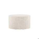 York table basse 80 cm beige.
