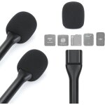 Youshares 2 pcs interview adaptateur poign�e de micro lavalier sans fil compatible avec dji mic dji mic ...