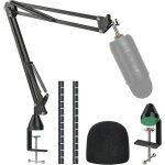 Youshares blue yeti support de micro avec bonnette de microphone en mousse ? bras de micro avec filtre ...
