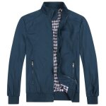 Youthup blouson homme lger bomber veste aviateur casual coupe - vent printemps - t bleu