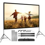Ysfmode - 100 cran videoprojecteur4k hd 16: 9 pliable ecran de projection sur piedecran projecteur avec ...