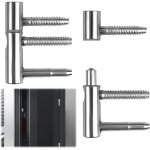 Ysfmode - 2 pices gond porte paumelle a visser charnires de porte paumelle gonds porte acier charnires ...