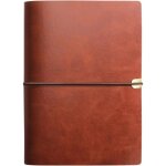 Ysfmode - agenda cuir rechargeablecarnet de notes cuir  spiralesportabl journal de voyage en cuirscarnet ...