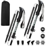 Ysfmode - btons de randonne pliables en carbone 7075 en aluminium ultra lger tlescopique rglable ...