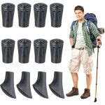 Ysfmode - embout baton marche nordique12 pices embout canne de marche en caoutchoucdiamtre de 10 - ...