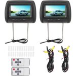 Ysfmode - moniteur dappui - tte2x 7 pouces contrle sans fil appui - tte rglable hd lcdlecteur de ...