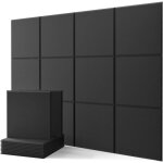 Ysfmode - panneaux acoustiques12 pièceshaute densité insonorisation phonique mur pour la décoration et ... Ysfmode - panneaux acoustiques12 pièceshaute densité insonorisation phonique mur pour la décoration et ...