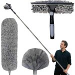 Ysfmode - perche télescopique nettoyage 6m avec tête microfibre toile daraignée kit complet pour plafonds ... Ysfmode - perche télescopique nettoyage 6m avec tête microfibre toile daraignée kit complet pour plafonds ...