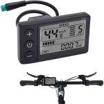 Compteur lcd pour v�lo �lectrique - ysfmode - s866 - �tanche - 24 - 48v - grand �cran lcd