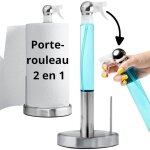 Ysfmode - support essuie tout en acier inoxydable avec pulvérisateur 210mlporte rouleau essuie tout pratiquesu ... Ysfmode - support essuie tout en acier inoxydable avec pulvérisateur 210mlporte rouleau essuie tout pratiquesu ...