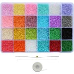 Ysfmode - taille uniforme 2mm perles de rocailles total 24000pcs dans la bo�te petites 12 / 0 perles ...