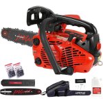 Ysfmode - tronçonneuse elagueuse thermique con moteur À essence 254 cm³ 12 cv guide 25 cm 2 chaînes de ... Ysfmode - tronçonneuse elagueuse thermique con moteur À essence 254 cm³ 12 cv guide 25 cm 2 chaînes de ...