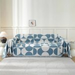 Ystyle couvre canap� 180x380 cm jet� de canap� grande taille housse de canap� 1 / 2 / 3 / 4 places bleu ...