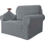 Ystyle housse canap� 1 places extensible housses de canap� antid�rapante protection griffures gris clair ...