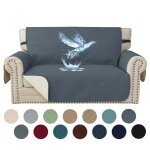 Ystyle housse canap� 2 places impermeable housse de canap� avec accoudoirs universelle protege canape ...