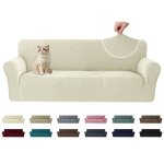 Ystyle housse canap� 3 places extensible universelle housse canape protection chat chiens griffures beige ...