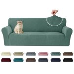 Ystyle housse canap� 3 places extensible universelle housse canape protection chat chiens griffures vert ...