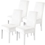 Ystyle housse de chaise velours 4 pi�ces protection chair cover epaisse pour hotel restaurant banquet ...