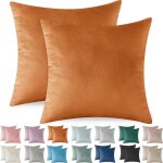 Ystyle housse de coussin 45x45 lot de 2 coussin canape motif abstrait canap� housse oreiller marron