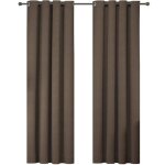 Ystyle rideau occultant 100% effet lin rideaux thermique isolant anti froid 2 pi�ces 117�137 chambre ...