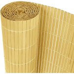 Canisse en pvc - yuenfong - 180x300cm - brise - vue occultant - r�sistant aux intemp�ries - couleur bambou ...