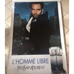 Yves saint - laurent - lhomme libre - parfum - benjamin millepied - 120x175cm - affiche / poster Yves saint - laurent - lhomme libre - parfum - benjamin millepied - 120x175cm - affiche / poster