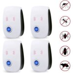 Yyv 4 repulsif a ultrasons pour insectes araignees fourmis rats cafards punaises de lit - non toxiques ...