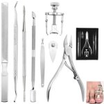 Kit de manucure et p�dicure - yyv - 8 pcs - acier inoxydable - outils professionnels - mixte
