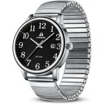 Zayho - montre homme en acier inoxydable avec grand cadran numrique facile  lire montre  quartz tanche ...
