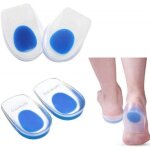 Zc / 2 paires talonnette gel talonnettes semelle silicone talon coussin pour soulager douleur tendon ...