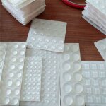 Zhan - 1 pice de butoirs en caoutchouc pieds adhsifs transparents antichocs et antibruit idaux pour ...