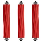 Zhan - (3 pices) brosses  rouleau pices de rechange pour brosse principale en caoutchouc pour roborock ...