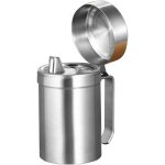 Zhan - bouteille distributrice dhuile dolive en acier inoxydable �tanche distributeur dhuile de cuisine ...