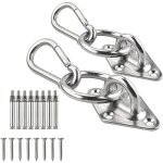 Zhan - kit de suspension pour hamac robuste crochets de plafond m8 crochet pour balanoire