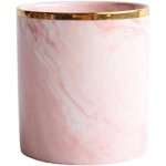 Zhan - pot  pinceaux de maquillage en cramique et marbre seau de rangement pour crayons cartes bote ...