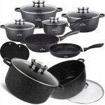 Zilner 12 pcs. set de casseroles anti - adhsives set de vaisselle revtement en marbre induction set ...