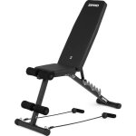 Banc de musculation - zipro - tempo - pliable - 6 niveaux dinclinaison - extenseurs intgrs