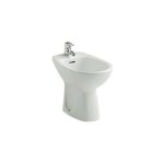 Zoom bidet sur pied polo porcelaine vitrifie blanc