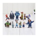 Zootopie coffret 12 figurines animaux collection compl�te enfants & fans de dessins anim�s
