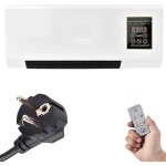 Zqkimzi climatiseur mobile - climatiseur rversible froid et chaud1800w avec tlcommande ventilateur sans ...